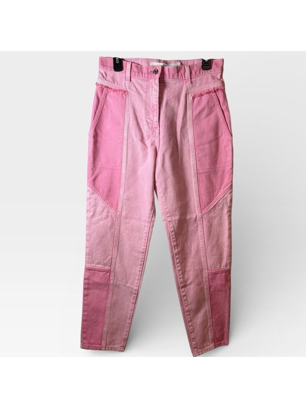 IRO Paris Tigra Faded High Waisted Pink Jeans - Picture 7 of 8